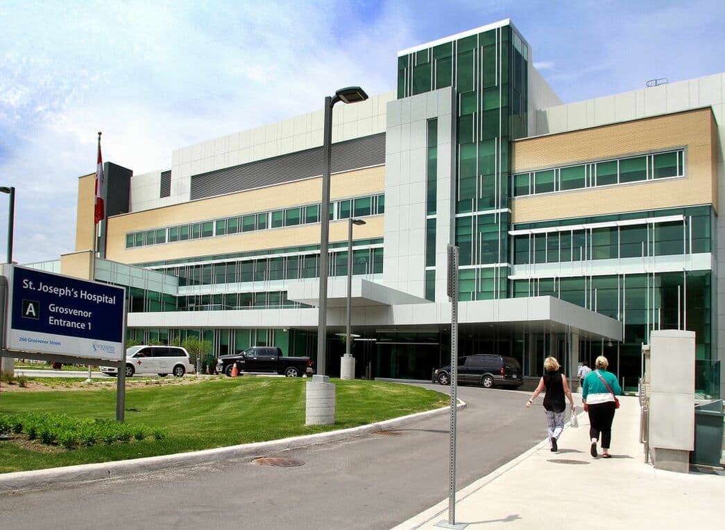 Exterior photo of St. Joseph's Hospital
